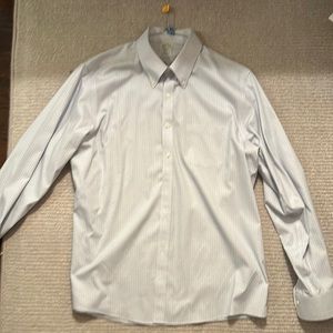 Brooks Brothers dress shirt.  17x36 Milano cut. Blue check pattern.